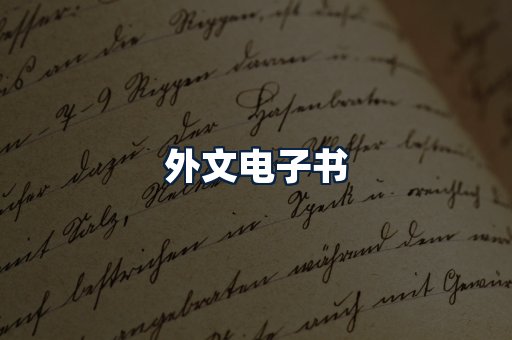 外文电子书
